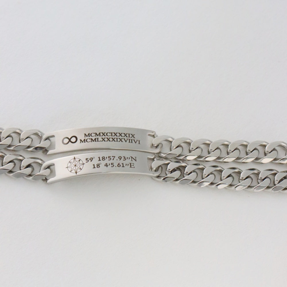 Personalized Men Engraved Bracelet